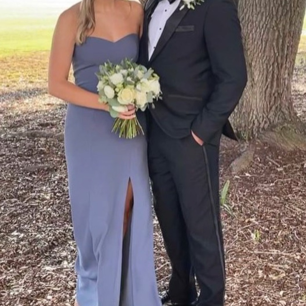 Bella bridesmaids silverstone color way dress